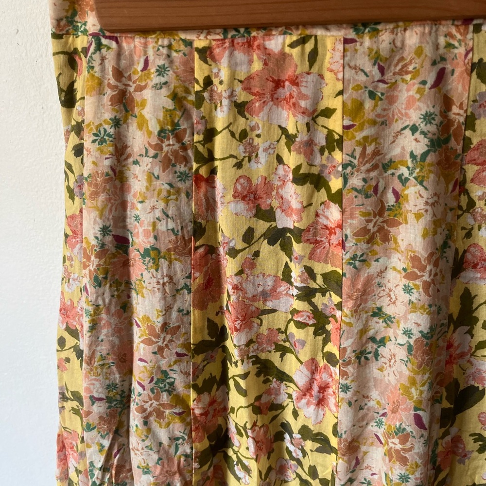 Mixed Floral Midi Skirt by Du Paradis - Picture 2 of 14